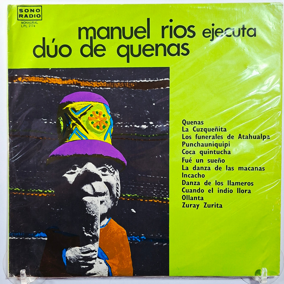 lp Manuel Rios Manuel Rios Ejecuta Duo De Quenas made peru 1970 andean folk