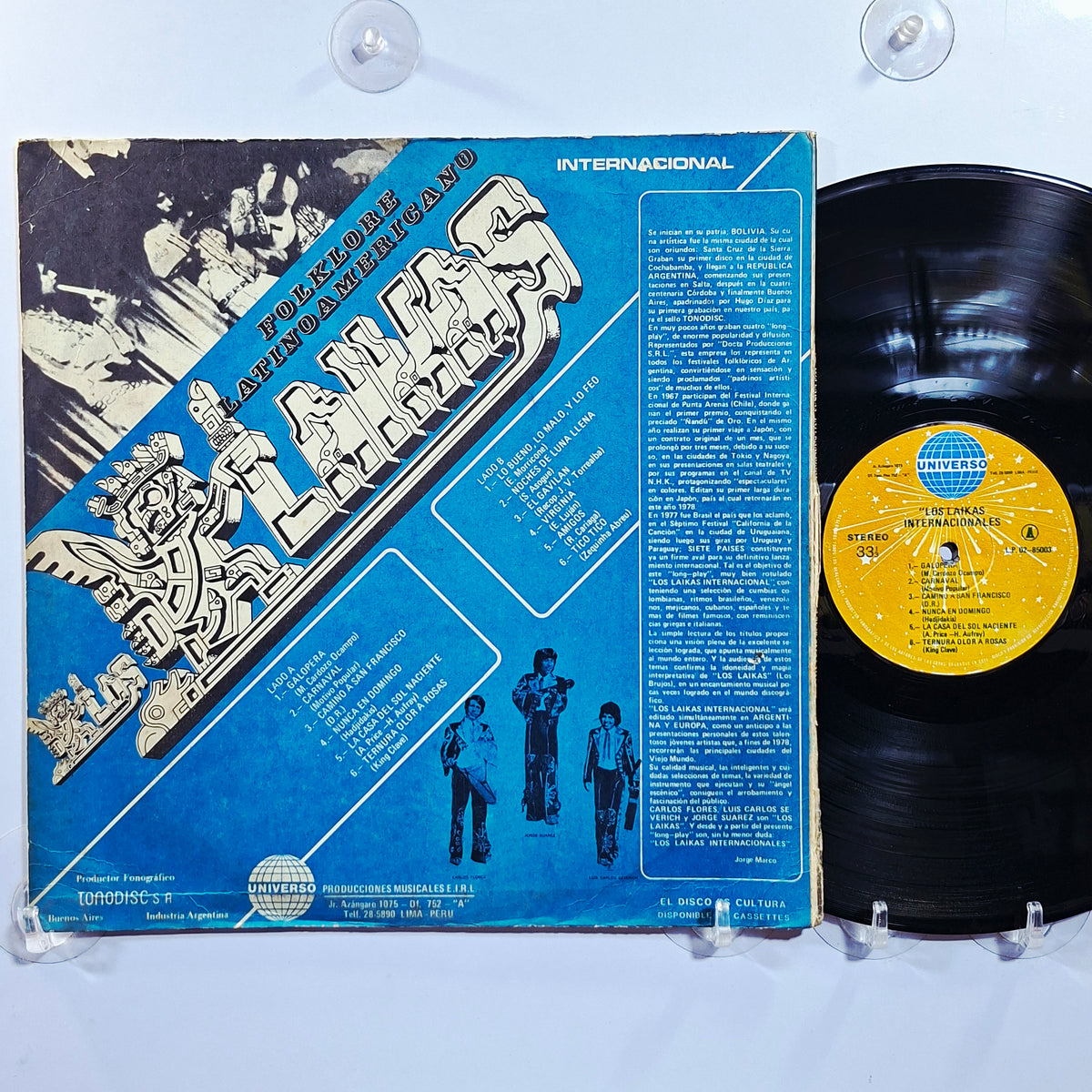 lp Los Laikas Los Laikas Internacionales made argentina 1978 andean folk