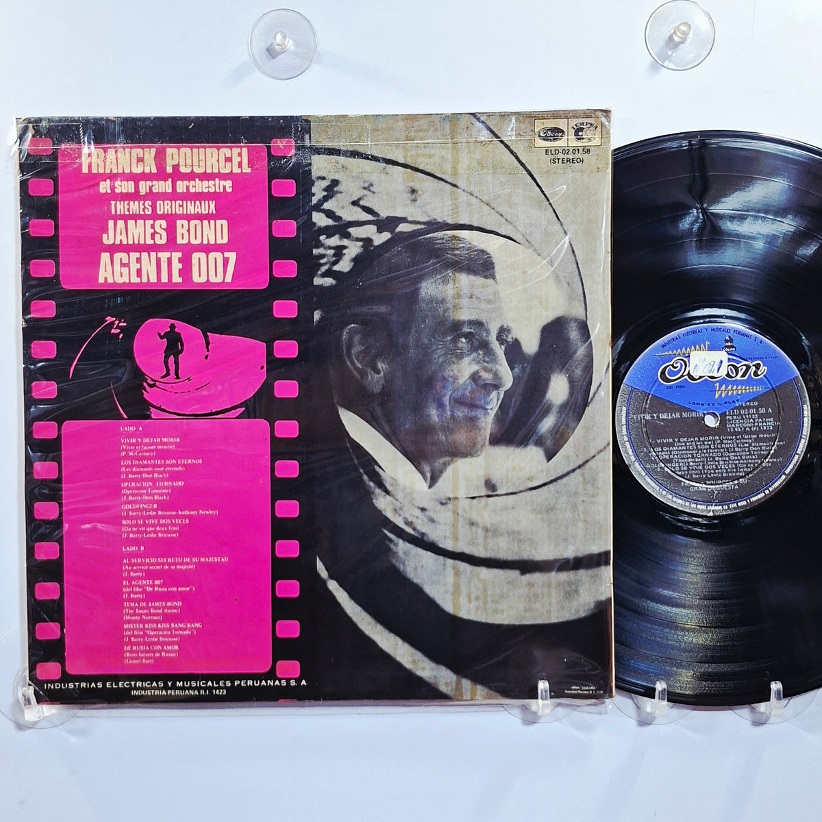 lp Franck Pourcel james bond 007 made peru 1973 instrumental