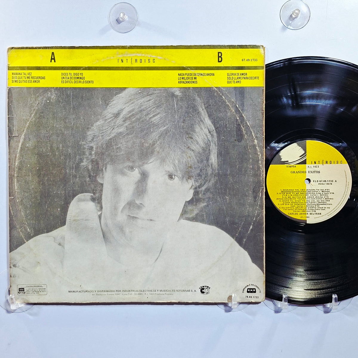 lp Carlos Javier Beltran Grandes Exitos made peru 1988 latin pop