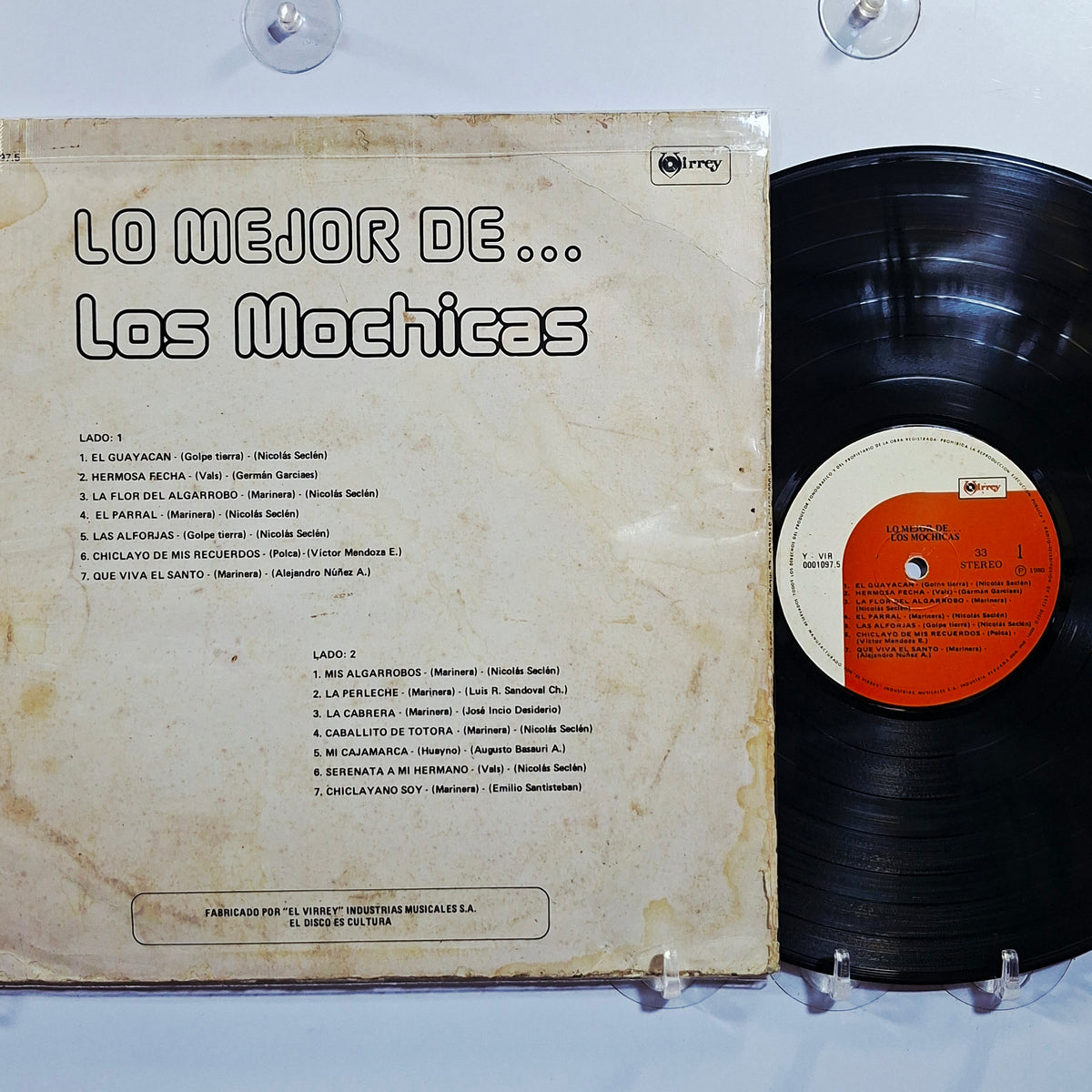 lp Los Mochicas Lo Mejor De Los Mochicas made peru 1980 vals criollo folk
