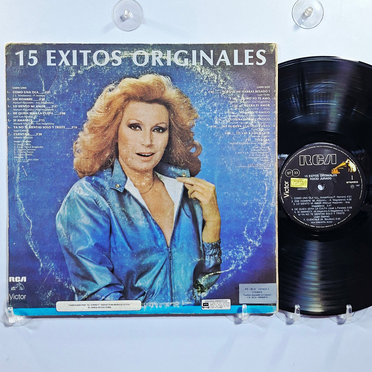 lp Rocio Jurado 15 Exitos Originales Con Rocio Jurado made peru 1984 latin pop