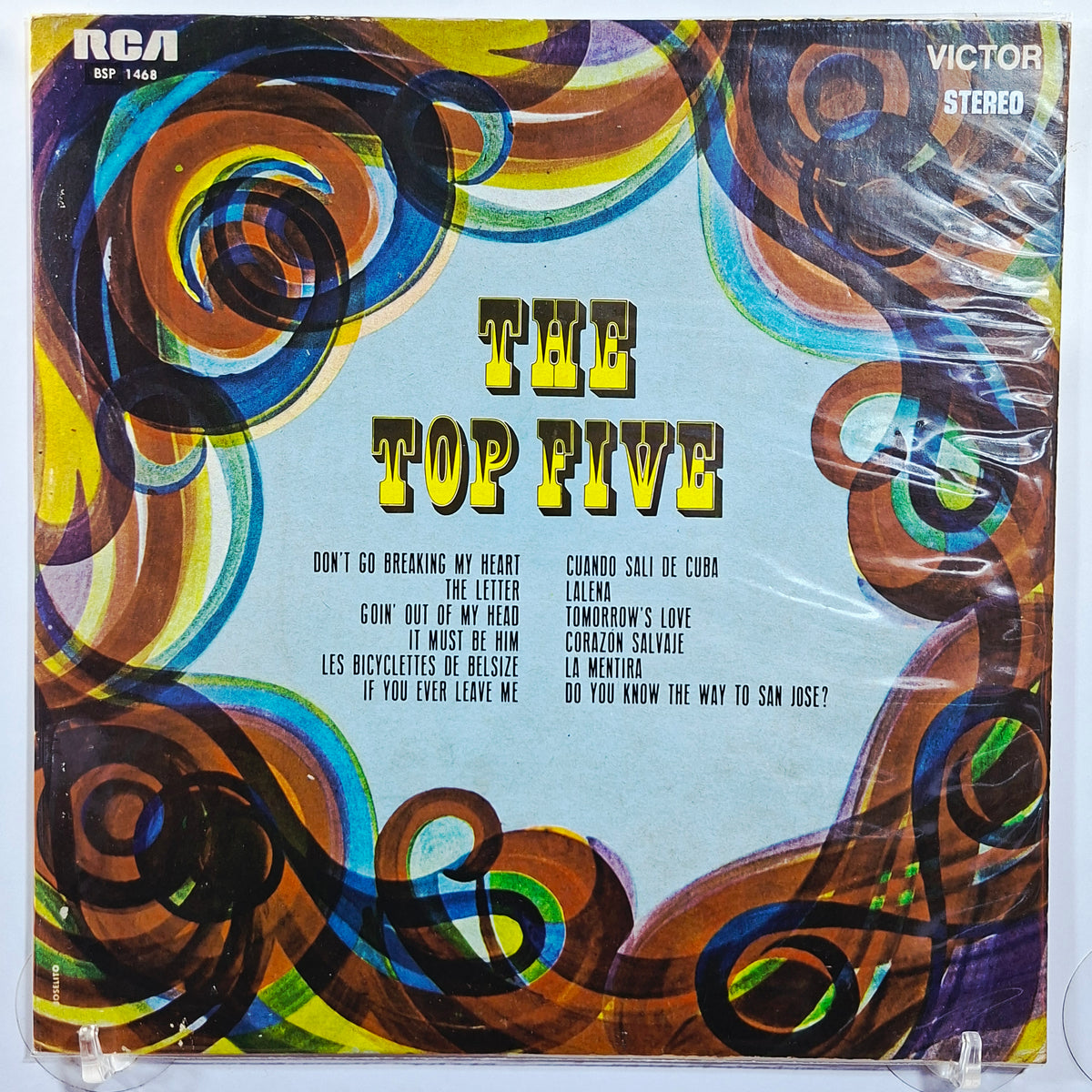 lp The Top Five dont go brealing my heary the letter it must be him varios made peru 1980 instrumental