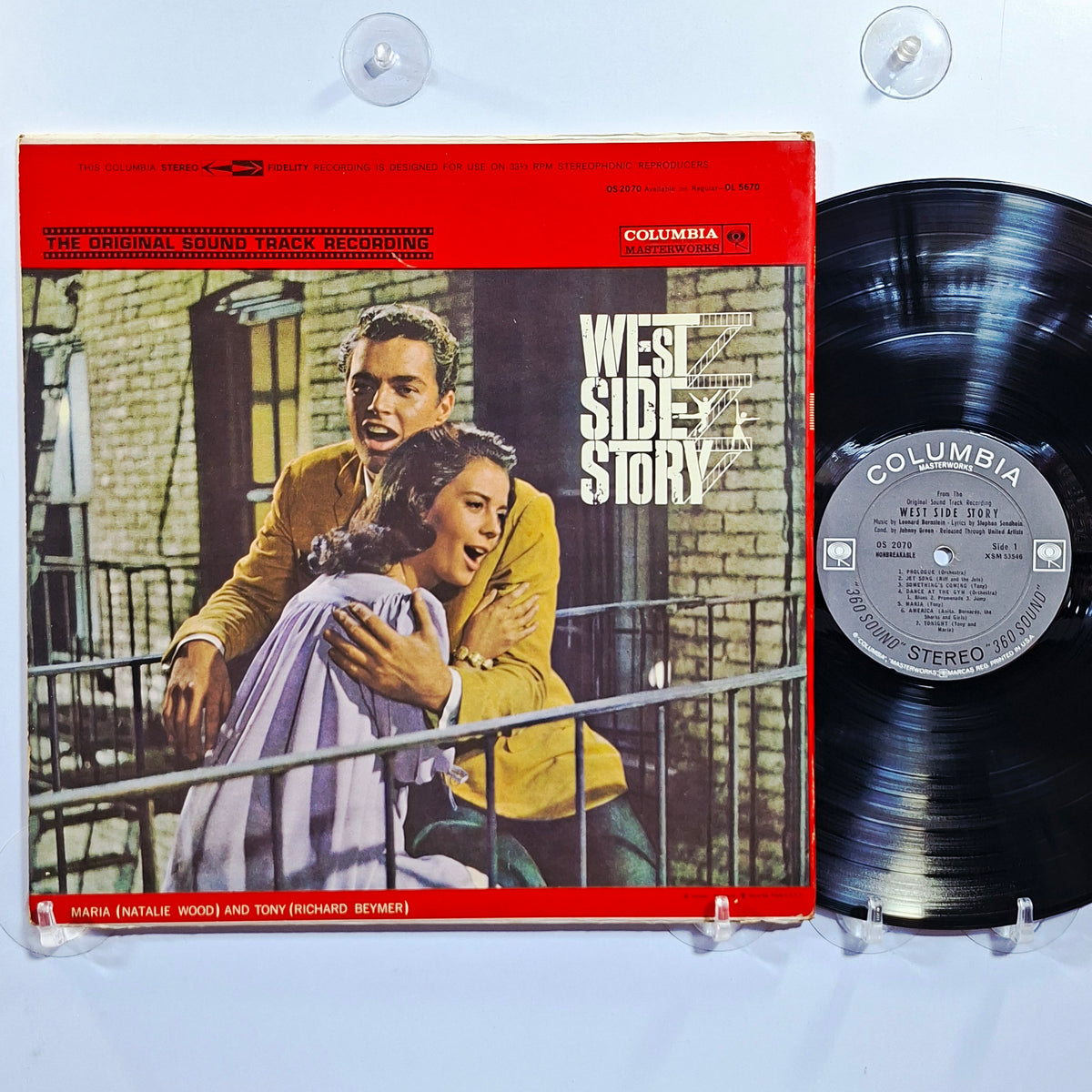 lp West Side Story leonard bernstein The Original Sound Track Recording made usa 1961 soundtrack