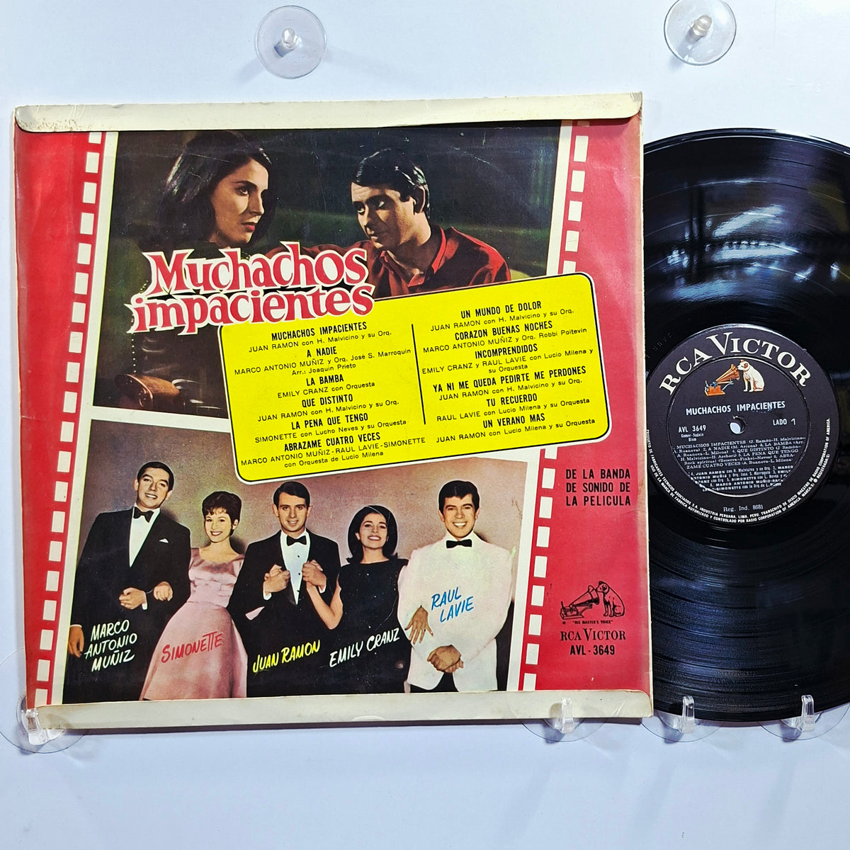 lp Muchachos Impacientes marco antonio muñiz juan ramon simonette varios made peru 1966 soundtrack