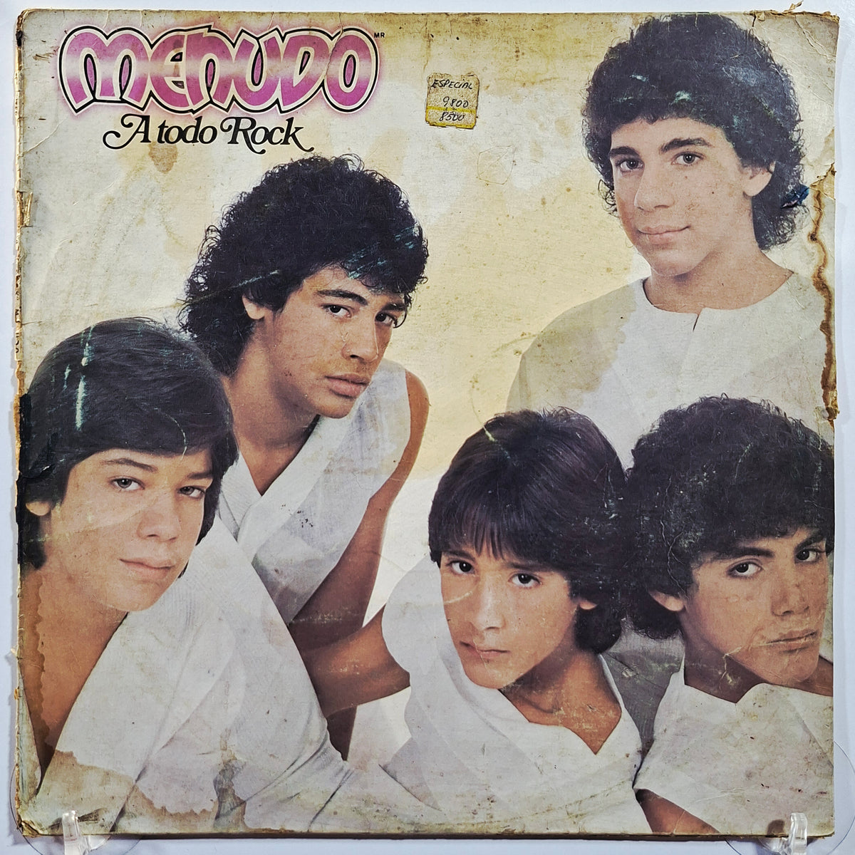 lp Menudo A todo rock made peru 1980 latin pop