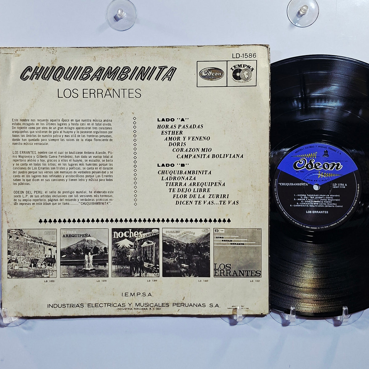 lp Los Errantes Chiquibambinita made peru 1981 huayno folk