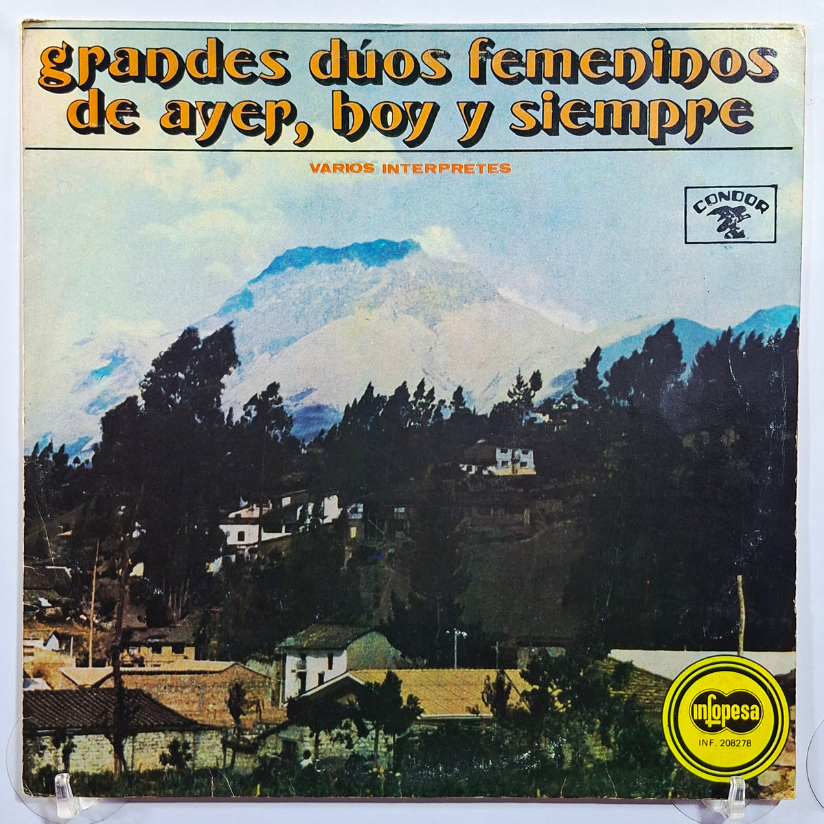 lp Grandes Duos Femeninos De Ayer Hoy Y Siempre Vol 1 Hnas Mendoza Sangurima Hnas Juarez Villamar Las Costeñitas varios made peru 1982 pasillo folk