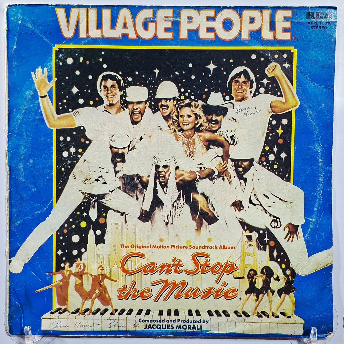 lp Village People cant stop the music made peru 1980 funk disco