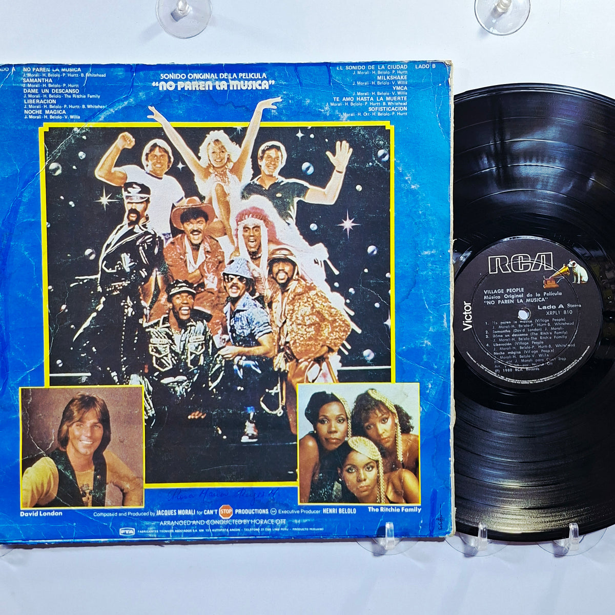 lp Village People cant stop the music made peru 1980 funk disco