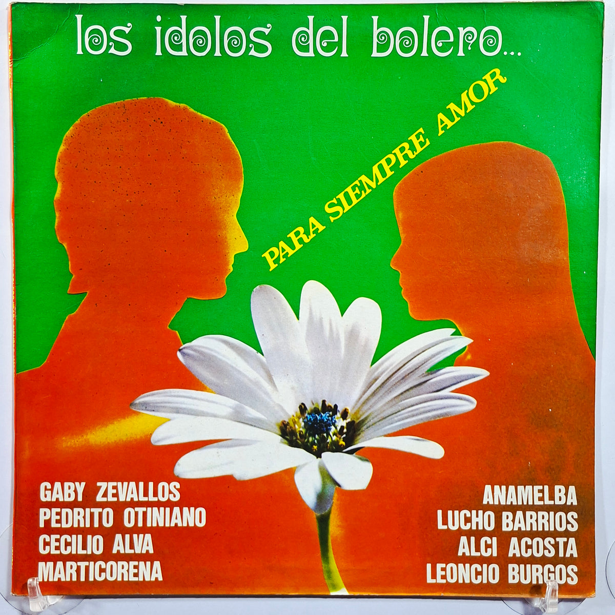 lp Los Idolos Del Bolero lucho barrios pedrito otiniano gaby zeballos alci acosta varios made peru 1974 promocional latin bolero