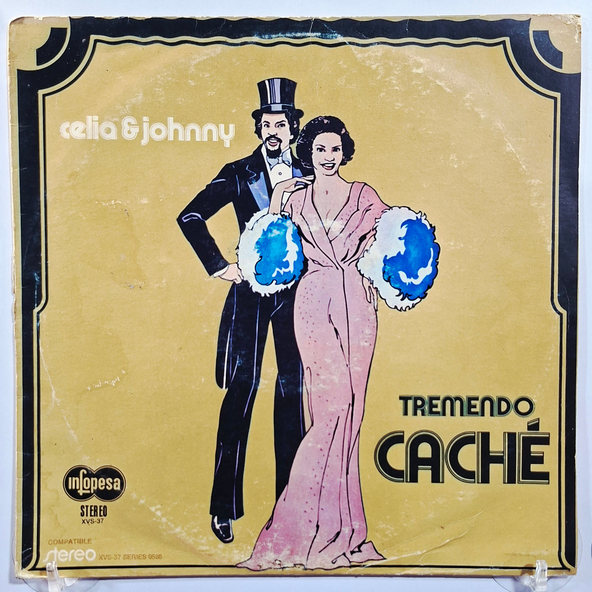 lp Celia & Johnny Pacheco Tremendo Cache made peru 1975 latin salsa