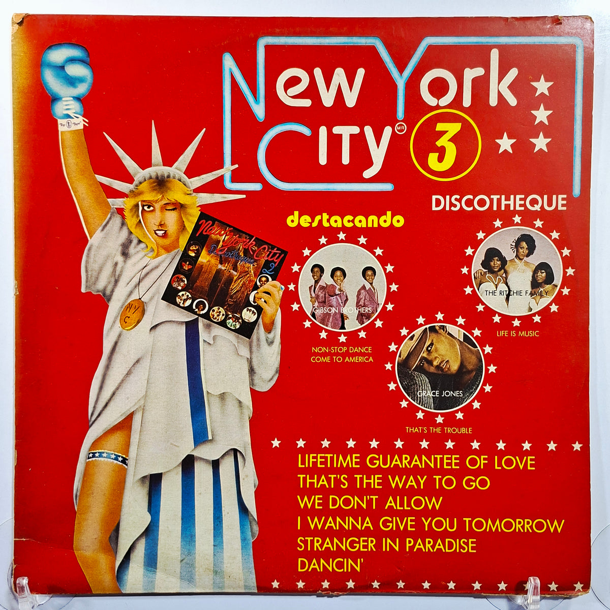 lp New York City Discotheque 3 Grace Jones Ray Dahrouge The Bottom Line varios made brasil 1977 medley funk soul disco