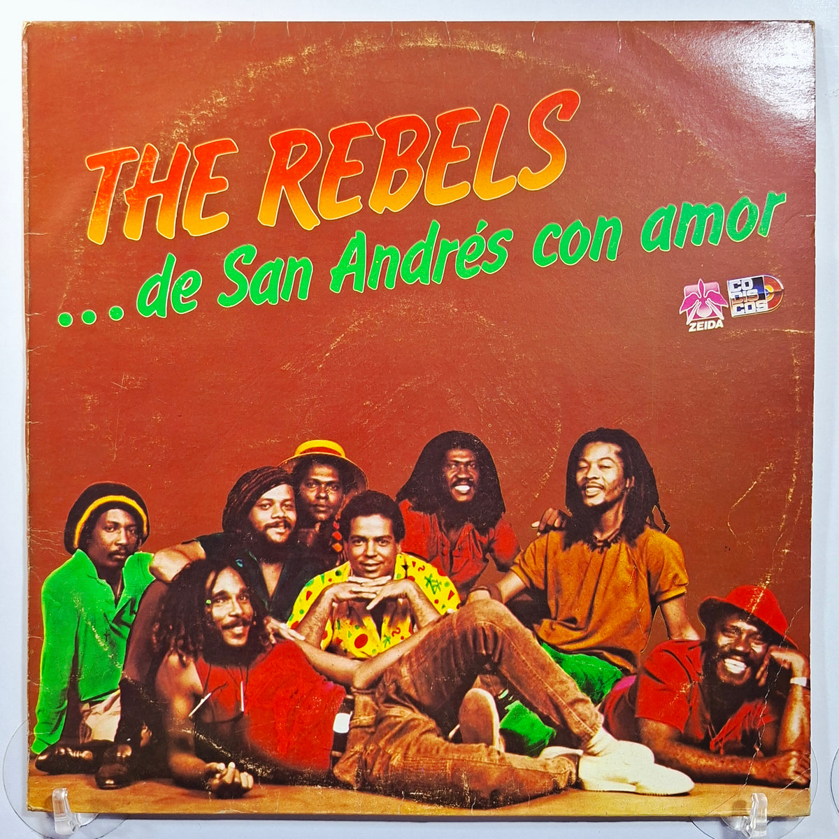lp The Rebels De San Andres Con Amor made colombia 1987 latin reggae