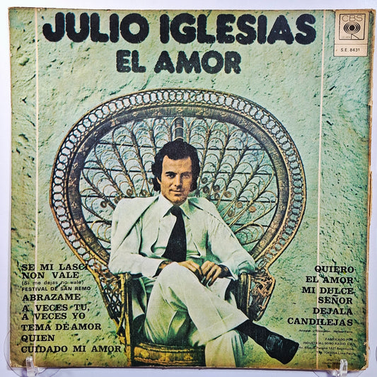 lp Julio Iglesias El Amor made peru 1975 balada latin