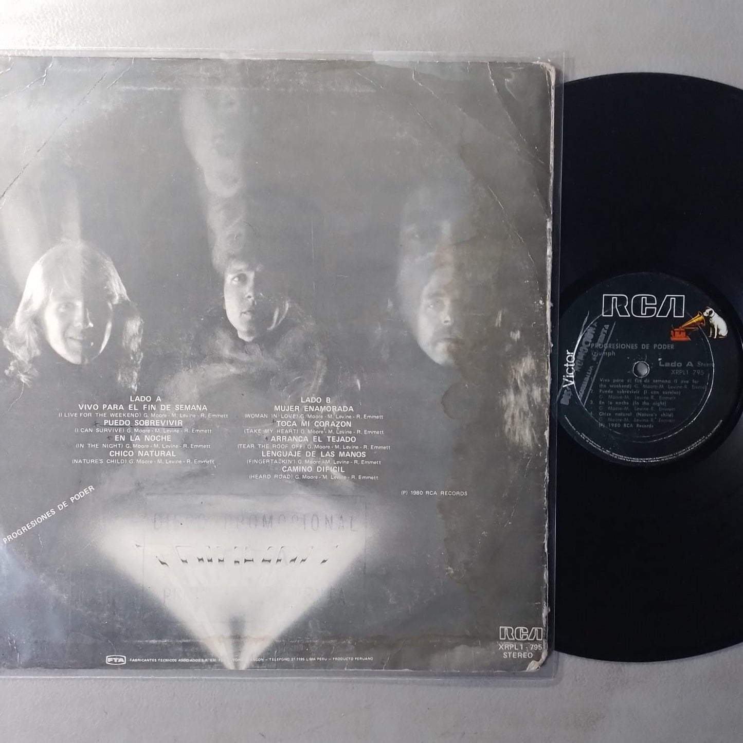 lp Triumph Progressions Of Power made peru 1980 promocional rock