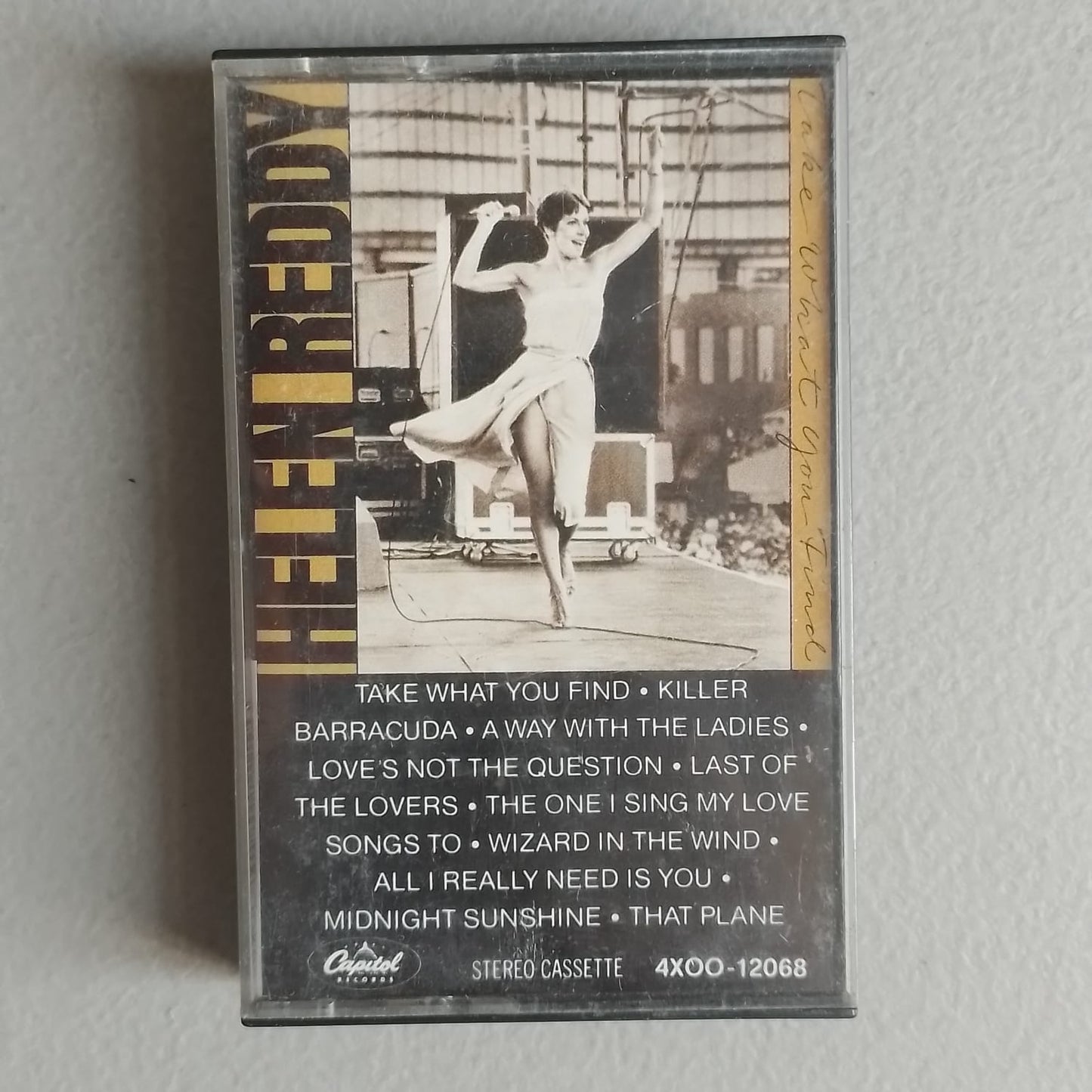 cassette Helen Reddy Take What You Find made usa 1980