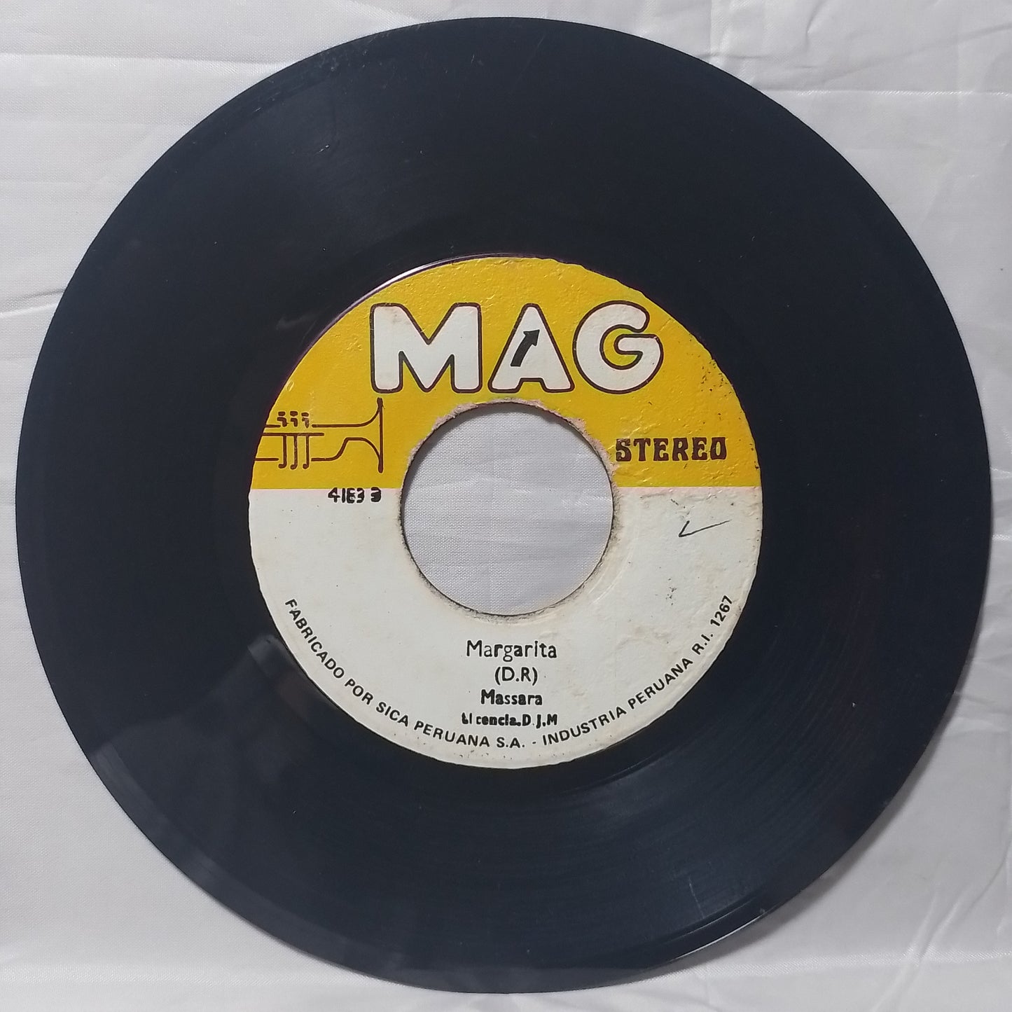 single 7" Massara Margarita made peru 1980 funk soul disco