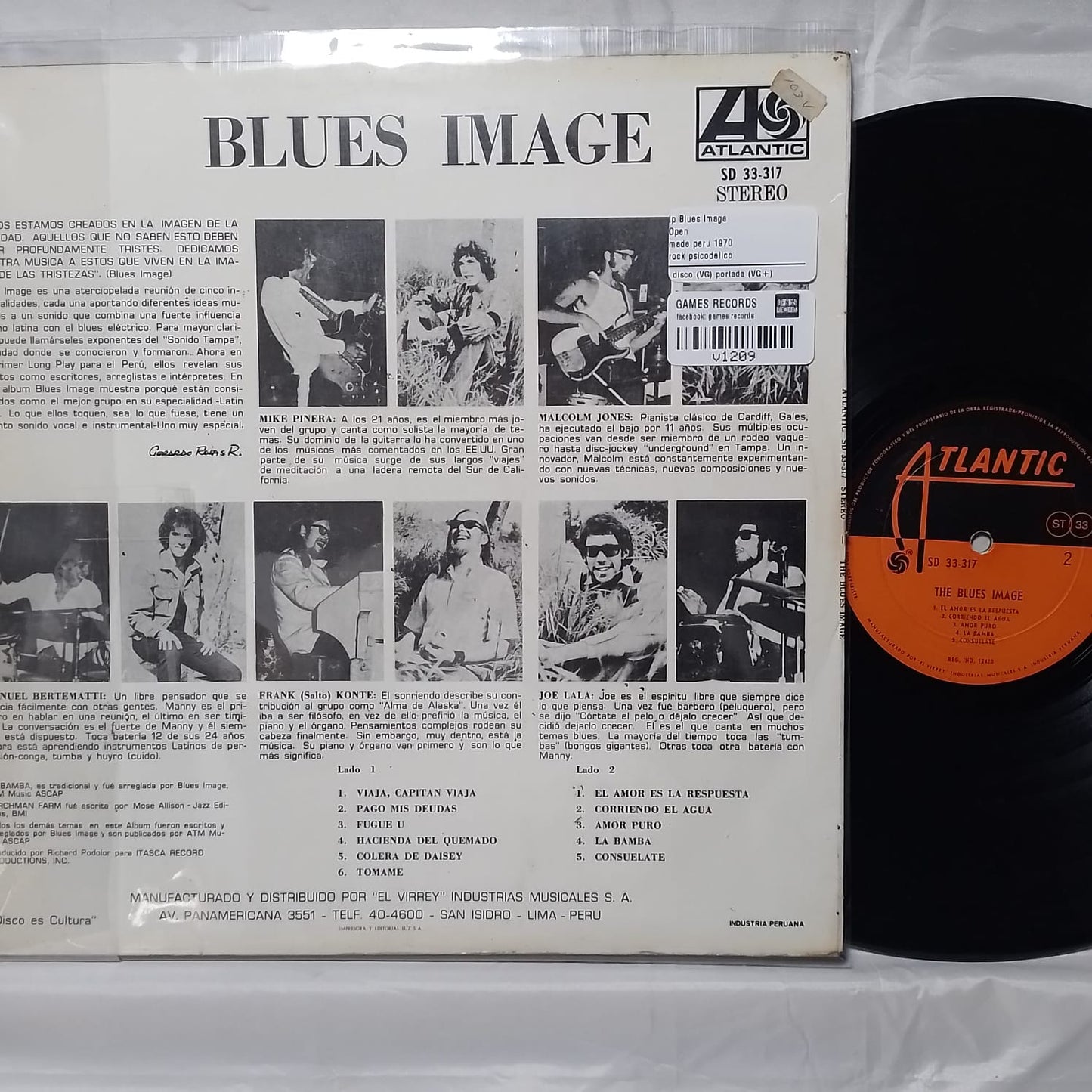 lp Blues Image Open made peru 1970 rock psicodelico