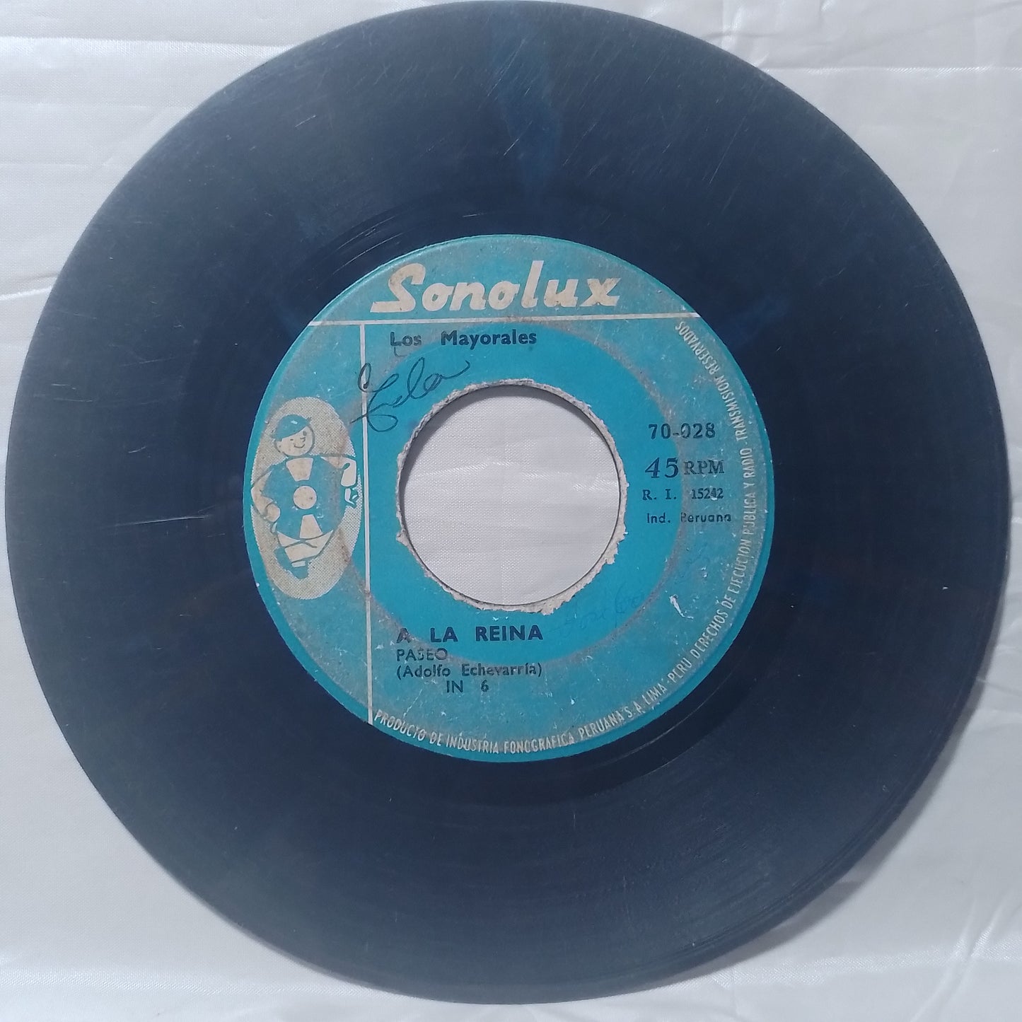 single 7" Los Mayorales La Rebelde / A La Reina made peru latin Cumbia