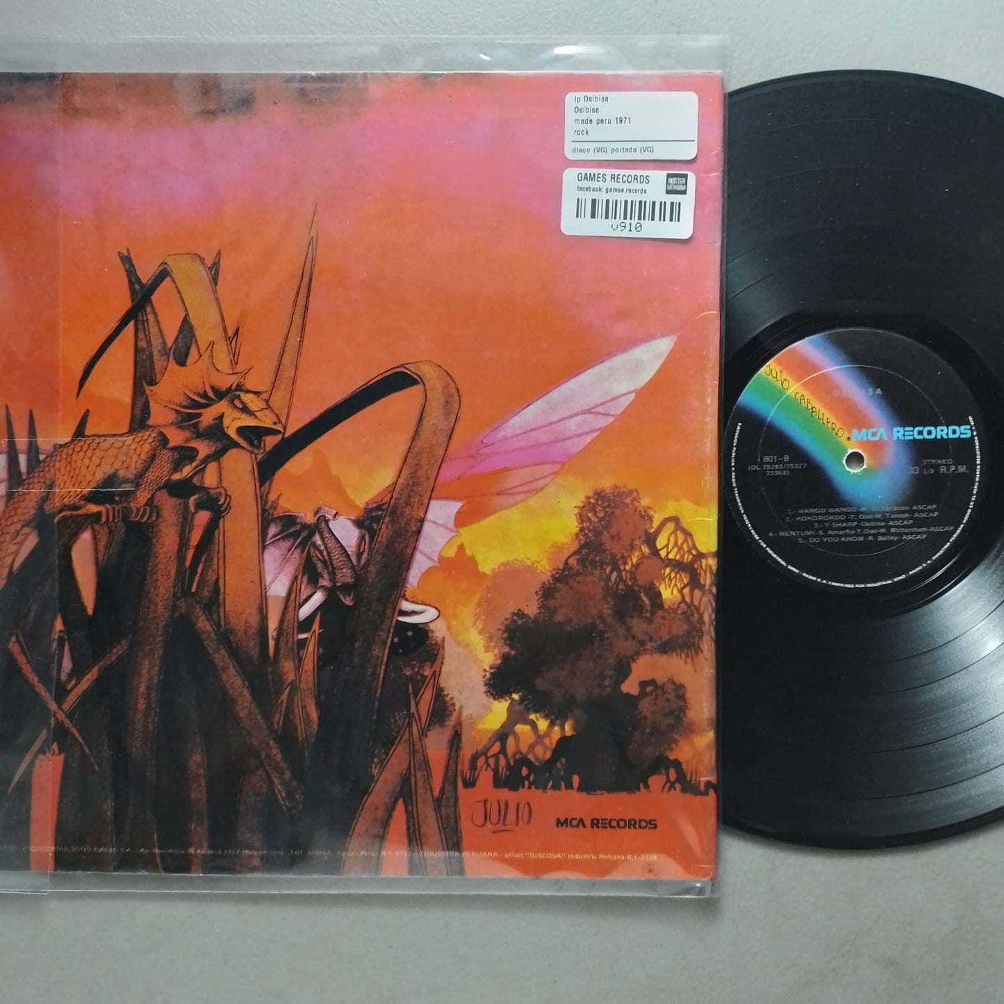 lp Osibisa Osibisa made peru 1971 rock