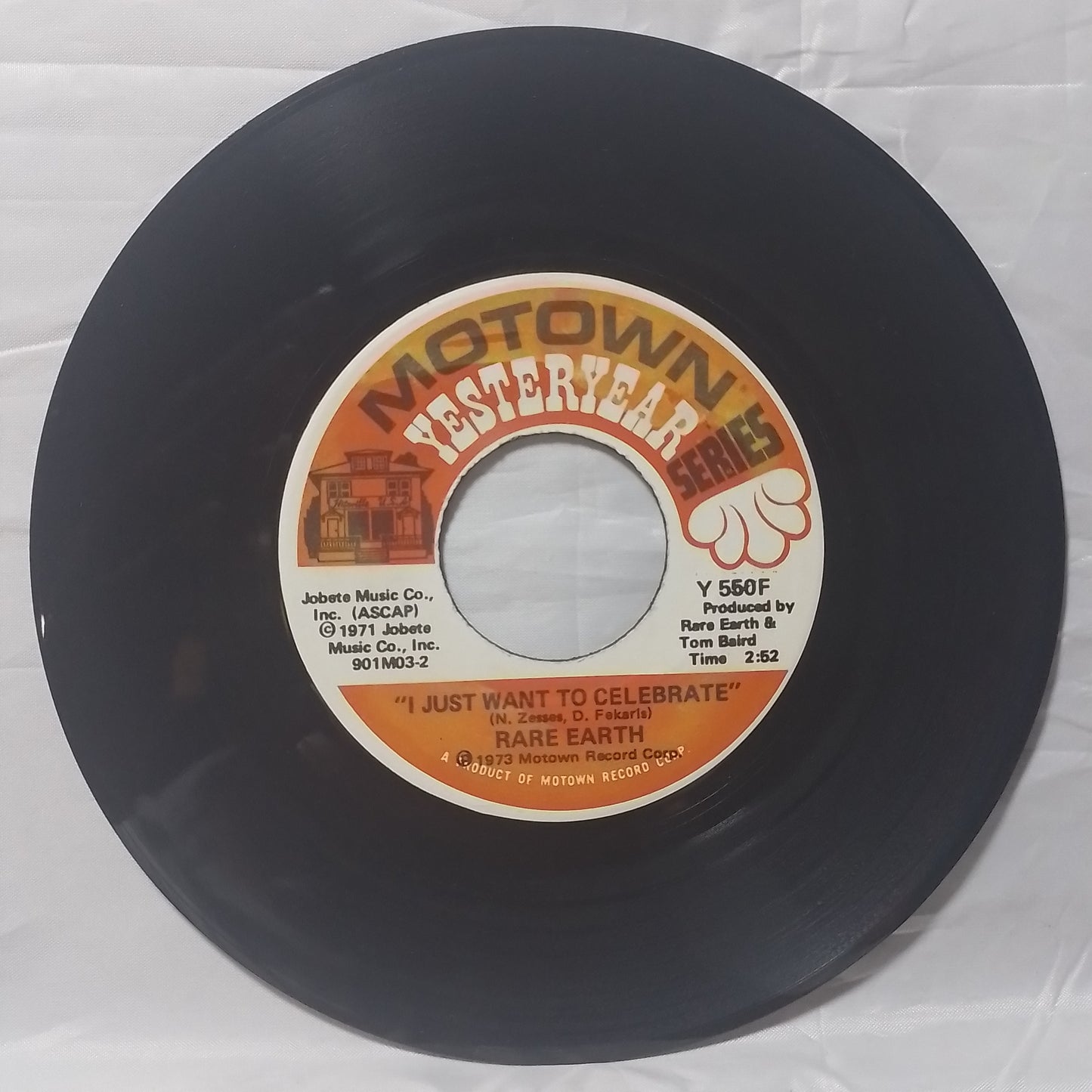 single 7" Rare Earth Born To Wander / I Just Want To Celebrate made usa 1973 rock