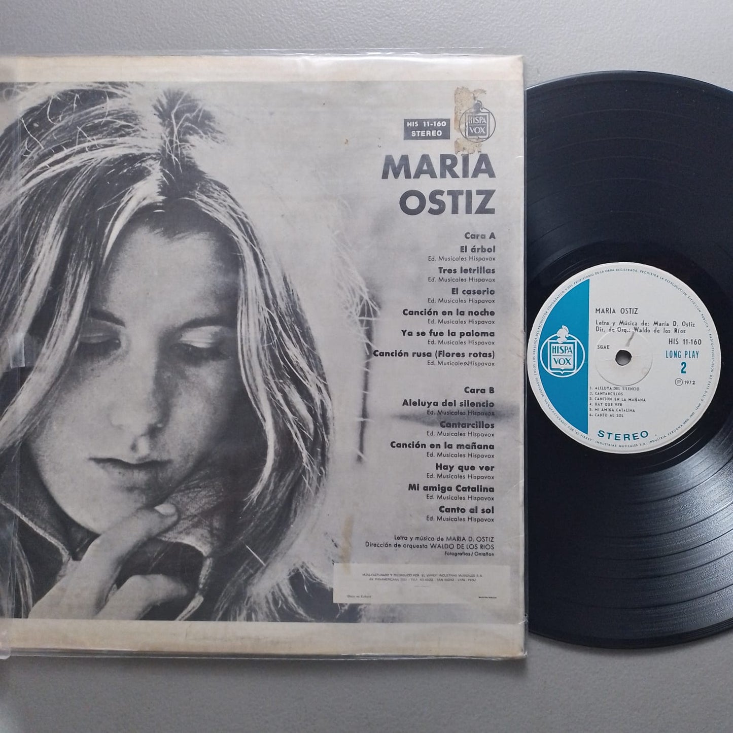 lp maria ostiz made peru 1972 balada