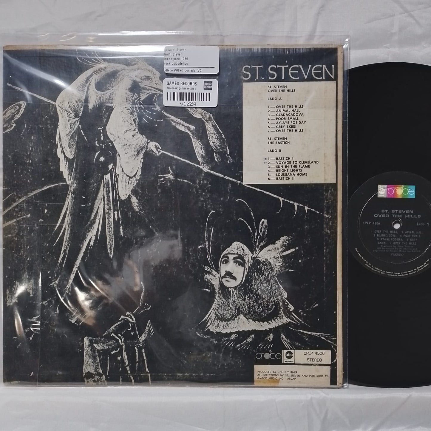 lp Saint Steven Saint Steven made peru 1969 rock psicodelico