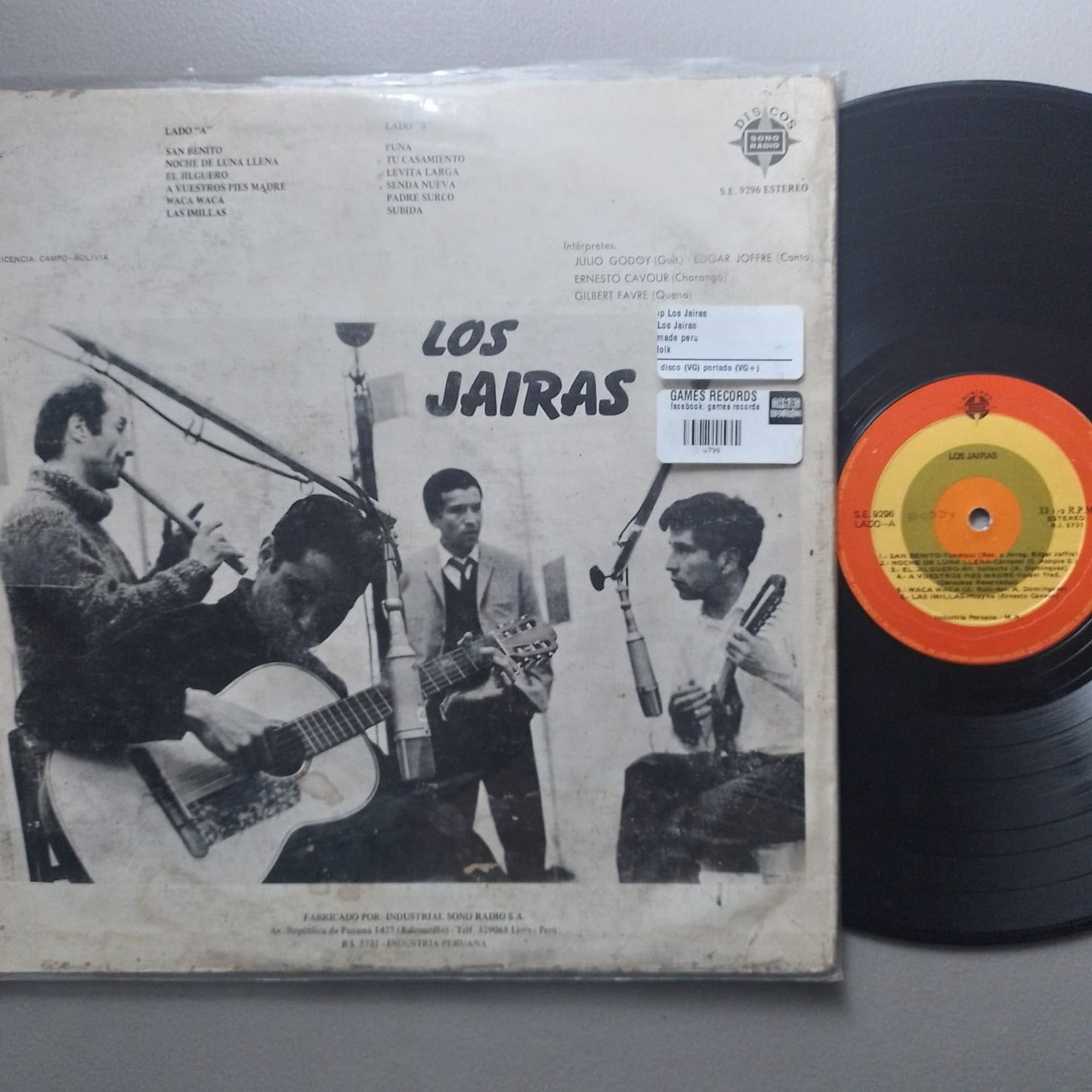 lp Los Jairas Los Jairas made peru folk