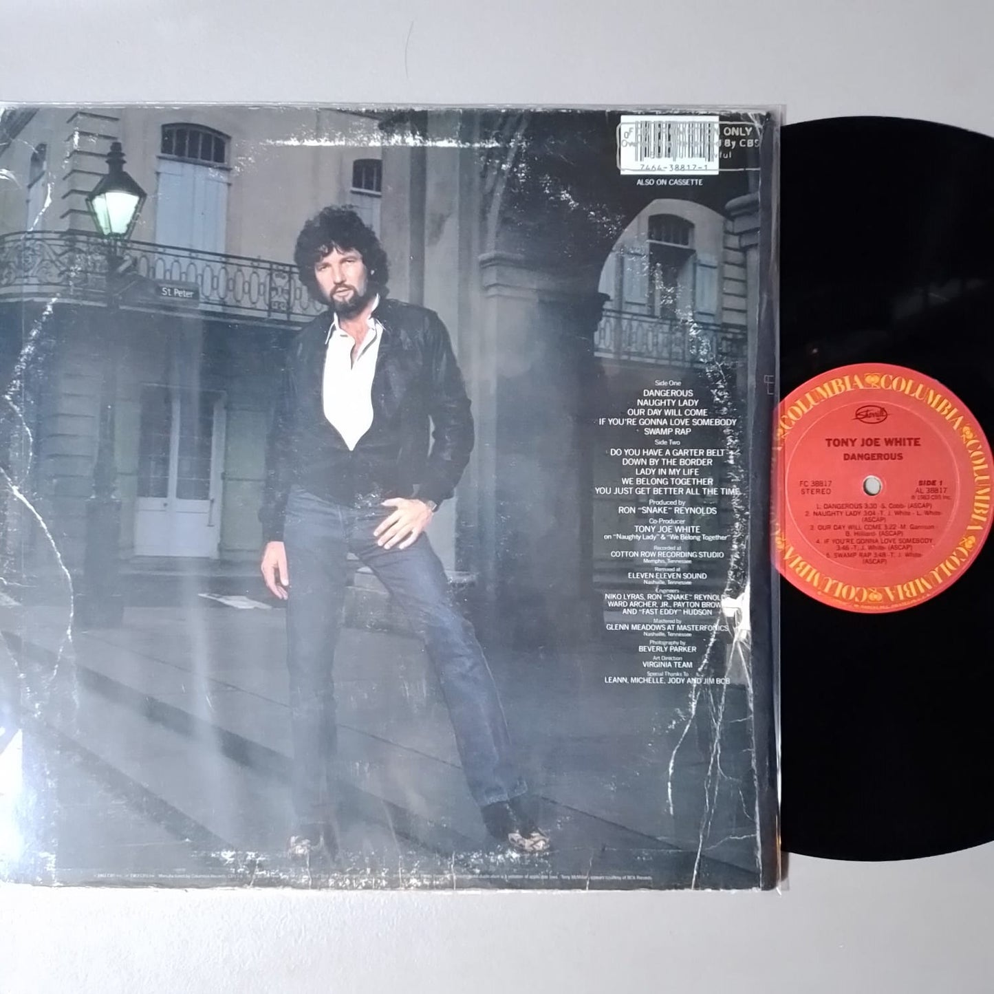 lp Tony Joe White Dangerous made usa 1983 promocional rock