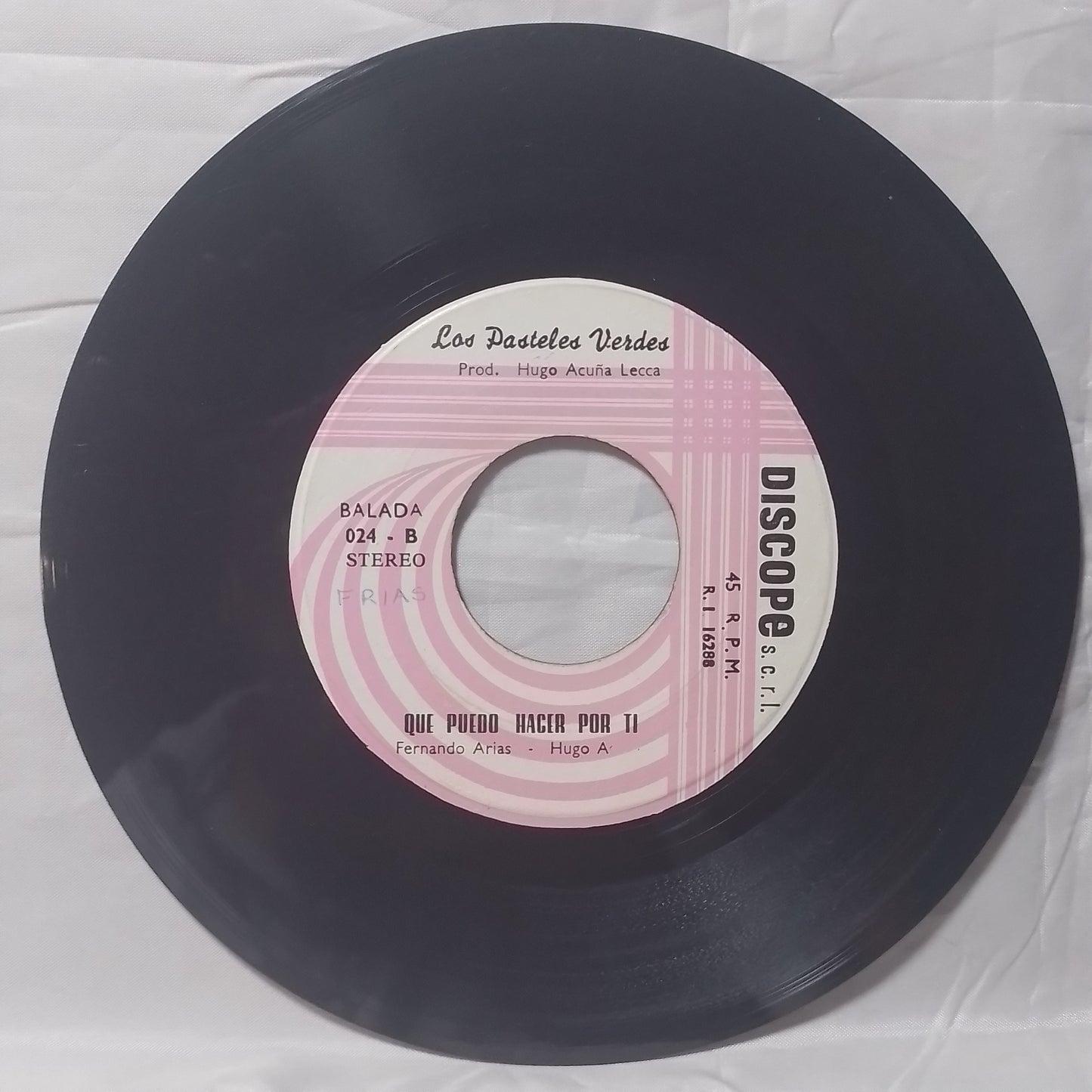 single 7" Los Pasteles Verdes No Sé Que Tengo No Sé / Que puedo hacer por ti made peru 1977 latin pop