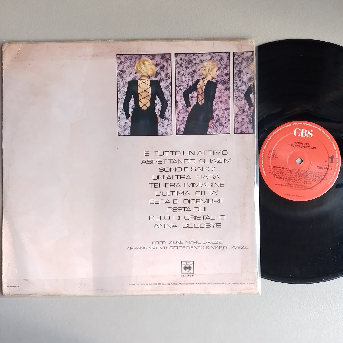 lp Anna Oxa È Tutto Un Attimo made holanda 1986 pop