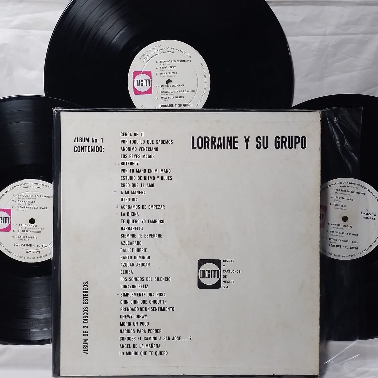 x3 lp Lorraine y su Grupo exitos de radio 13 made mexico 1970 jazz latin