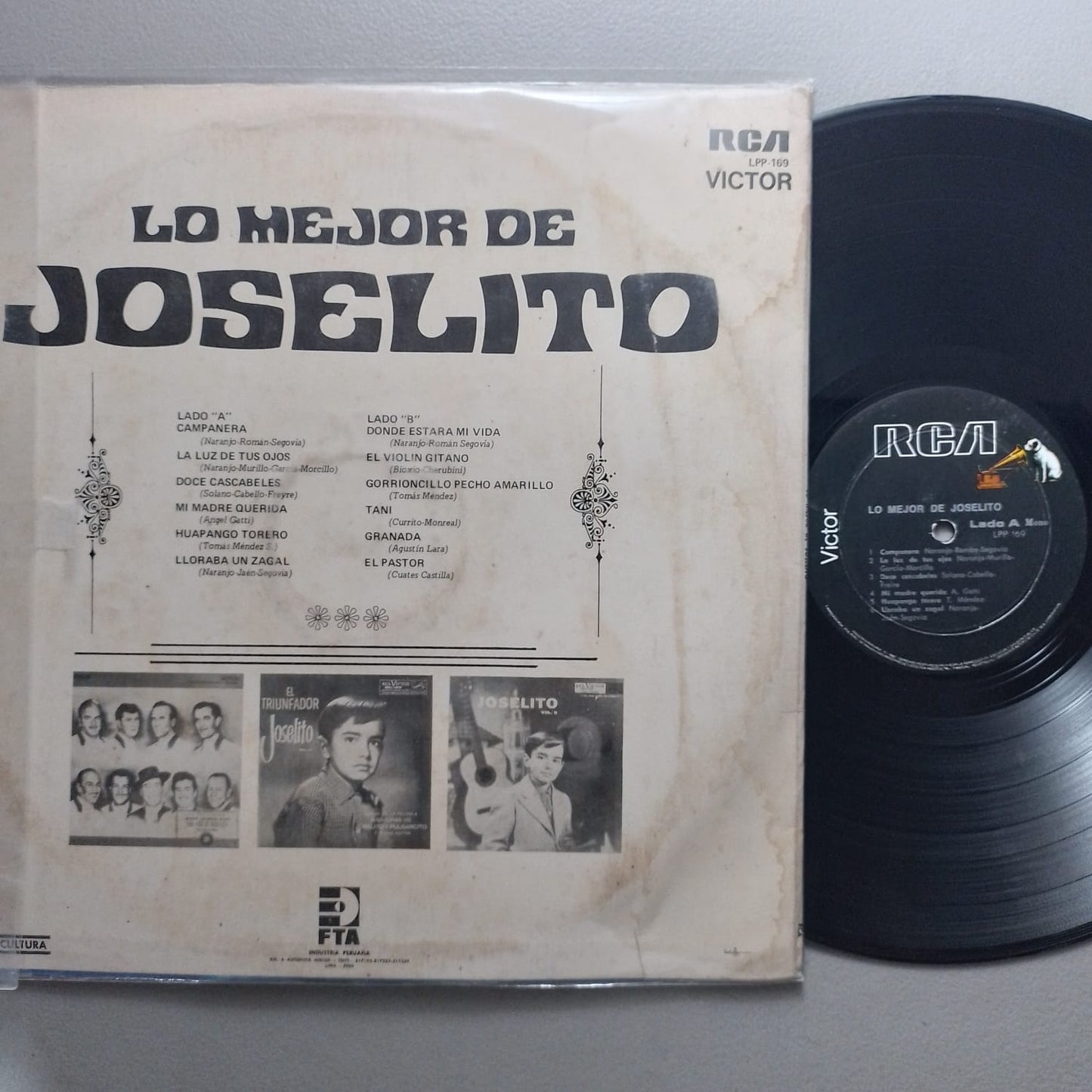 lp joselito lo mejor made peru folk