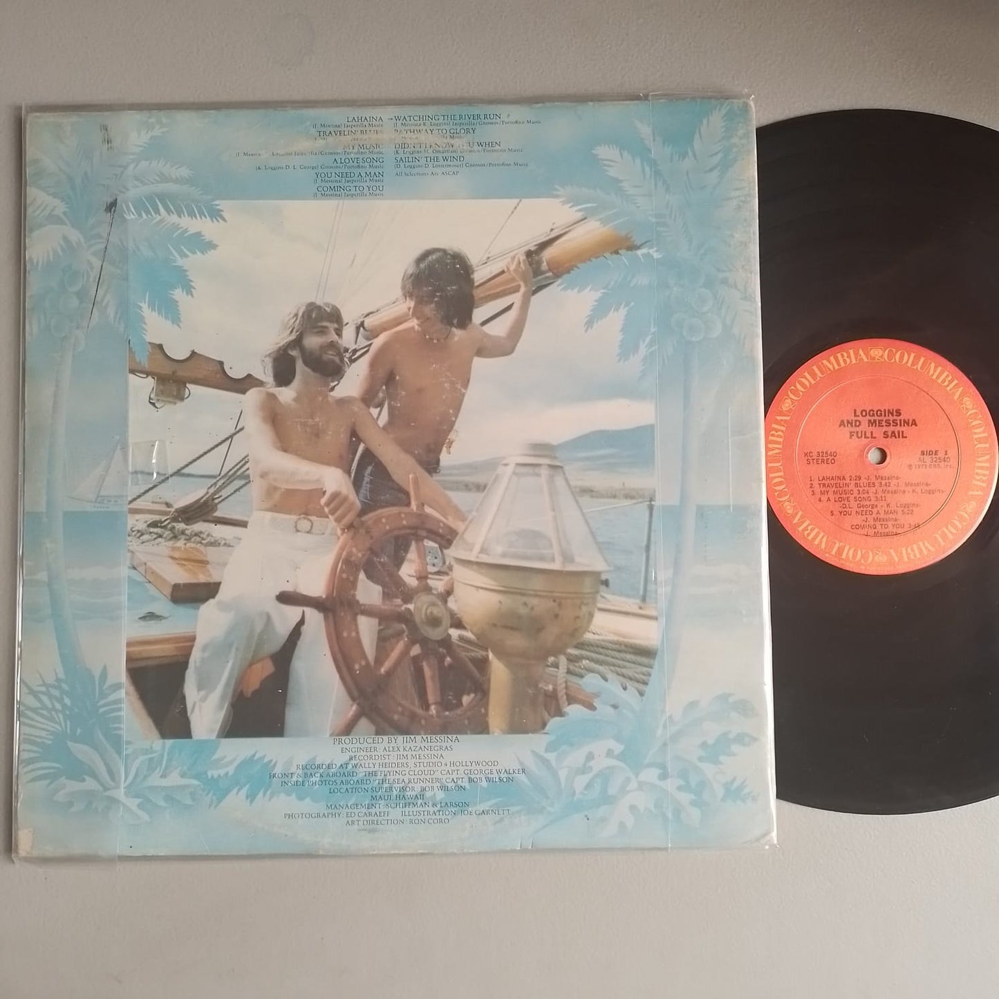 lp loggins and messina full sail made usa 1973