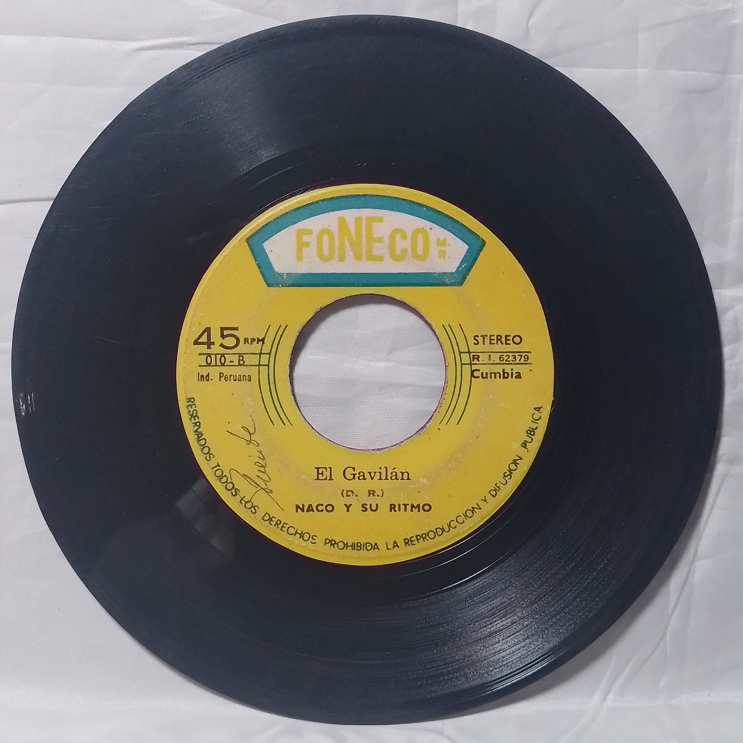 single 7" Naco y Su Ritmo Y La Cholita Que / El Gavilan made peru latin cumbia